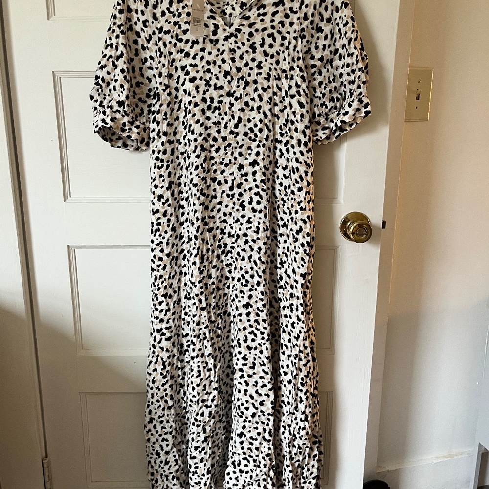 Leopard Print Maxi Dress